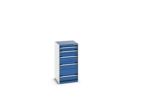 ladekast HxBxD 1000x525x525mm 5laden romp RAL7035 front RAL5010