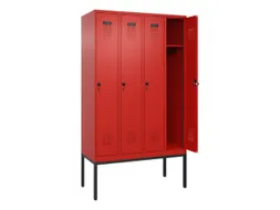 locker,HxBxD 2120x1200x500mm,4vak,vak B 300mm,draaigrendel
