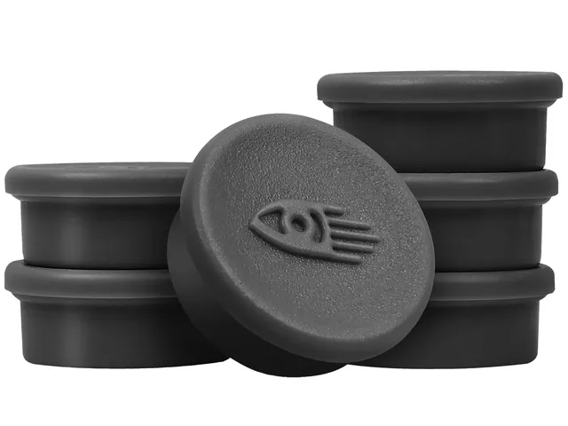 Magneet Legamaster 20mm 250gr zwart 8 stuks