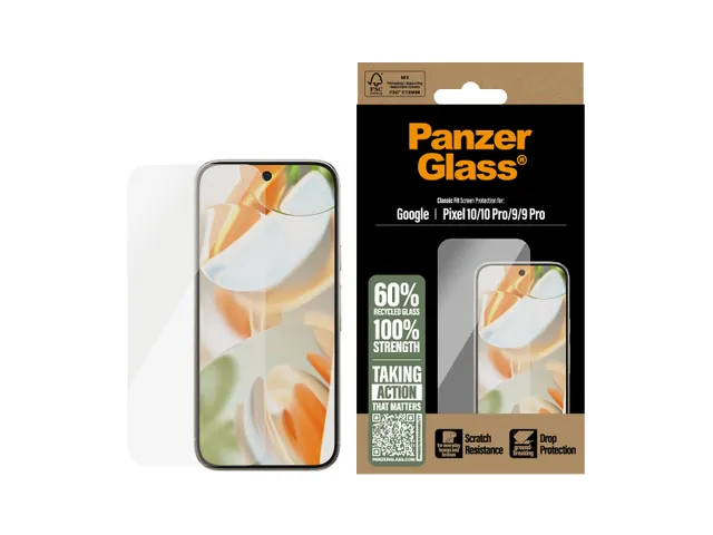 PanzerGlass Screen Protector Google Pixel 10 | 10 Pro 5G | 9 5G | 9