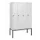 locker,HxBxD 1950x1200x500mm,4vak,vak B 300mm,draaigrendel