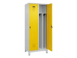 locker voor scheiding van kleding,HxBxD 1950x800x500mm,2vak