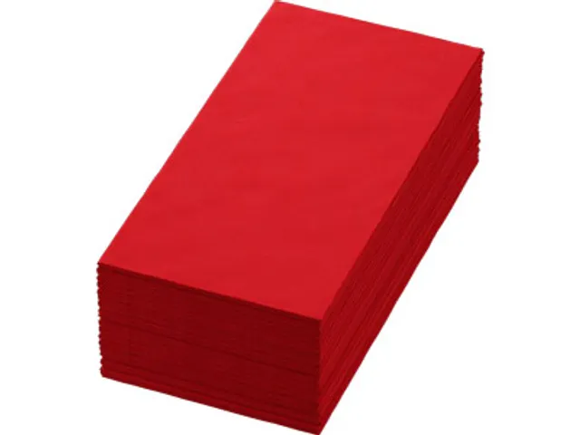 Bio Dunisoft servet 40 x 40 cm Rood 360 Stuks
