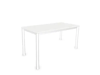 In hoogte verstelbaar bureau,HxBxD 720-840x1200x600mm,Bl-wit - 1