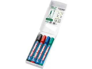 Viltstift Edding 380 Voor Flipover Rond 1.5-3mm 4stuks Assorti - 4