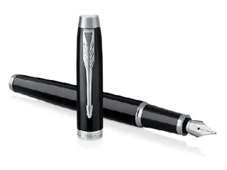 Vulpen Parker IM Black Lacquer CT Finish Medium Blauwe inkt - 6