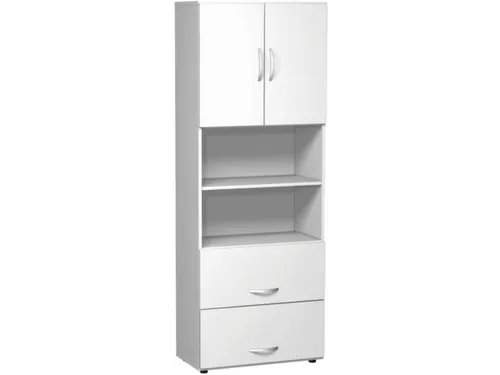 kantoor-combikast HxBxD 2160x800x420mm 2hangmappenframes wit