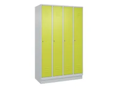 locker,HxBxD 1950x1200x500mm,4vak,vak B 300mm,cil.-slot,sokkel
