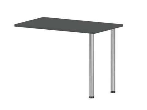 aanbouwtafel,i.h.v.,HxBxD 720-840x1000x600mm,MS-donkergrijs