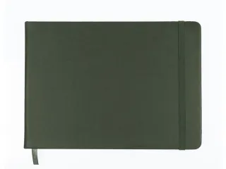 Schetsboek Kangaro A5 landscape forest green PU HC 80 vel 140gr roomwi - 5
