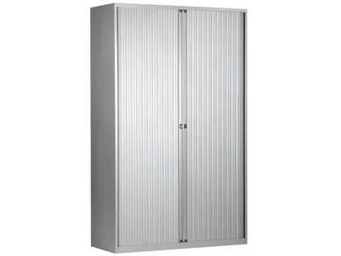 Roldeurkast Inclusief 4 Legborden Lichtgrijs 198x100x43