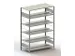 Rayonnage de bureau sans boulons départ HxlxP 1850x1306x636mm 6tablet
