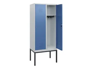 locker,HxBxD 1950x800x500mm,2vak,vak B 400mm,cil.-slot,voetonderstel - 2