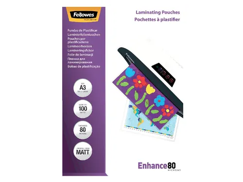 Lamineerhoes Fellowes A3 Mat 80 Micron