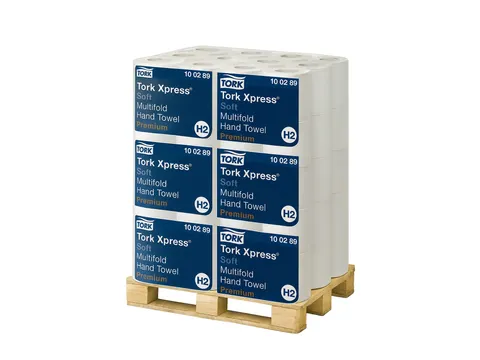 Tork 100289 Xpress Handdoek Premium H2 I-vouw Soft 2-laags Pallet