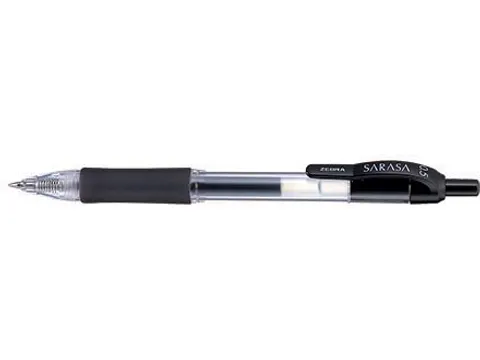 gelroller Sarasa 0,5 mm zwart