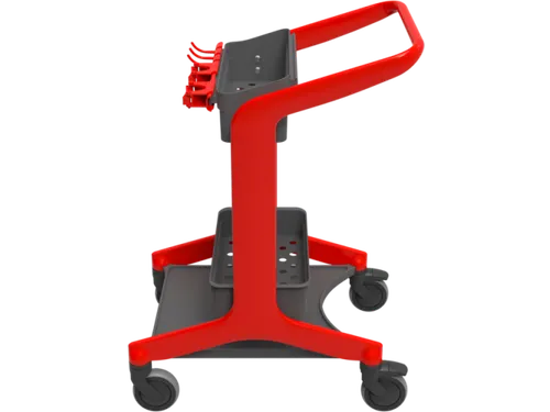 Vikan HyGo Mobile Cleaning Station Rood