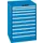 Ladenkast Key 1000x717x725mm 10laden 200kg Vu Afwerking Ral5012