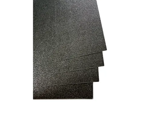 Glitterkarton Kangaro donker grijs 50x70cm pak à 10 vel