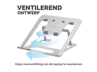 Laptopstandaard Fellowes Alumia zilver - 15