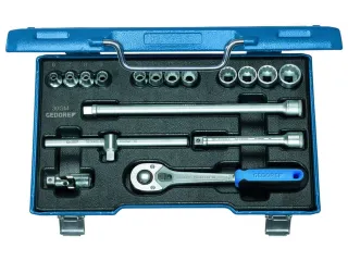D 30 GMU-10 Dopsleutelset 3/8 inch 17-delig UD profiel 6-19mm - 2