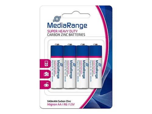 Super Heavy Duty batterij MRBAT144 R6 zinc-carbon Mignon AA 1,5V 4 st