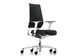 Siège De Bureau Pivotant Assise Noire Dossier Anthracite