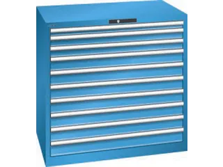 Ladenkast Code 1000x1023x725mm 10laden 75kg Ral5012 - 2