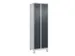 locker voor scheiding van kleding,HxBxD 1950x600x500mm,2vak