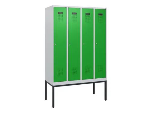 schoollocker,HxBxD 1950x1200x500mm,4vak,vak B 300mm,cil.-slot