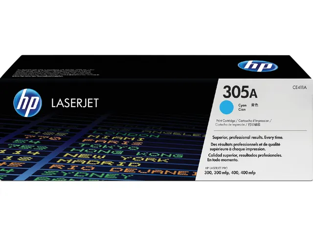 Tonercartridge HP CE411A 305A blauw