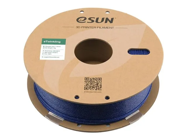 eSUN 3D printer Filament eTwinkling 1,75mm Blauw 1kg