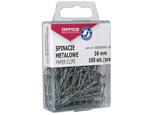 Papierklemmen 26Mm Metaal 100 stuks