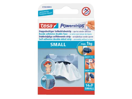 Dubbelzijdige powerstrip Tesa small 1kg