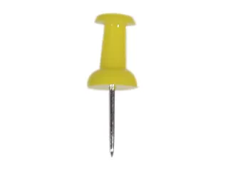 Pushpins Alco doosje a 40 stuks geel - 2