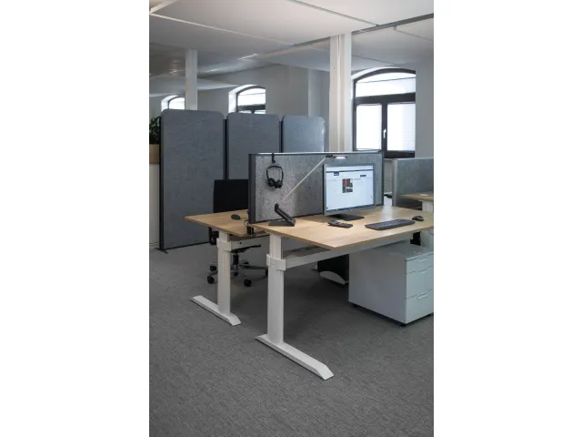 MAULconnecto scheidingsysteem 120x50cm Lichtgrijs Antraciet