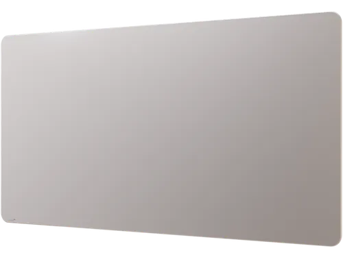 Mat Glasbord 100x200cm Warm Grey Ronde Hoeken