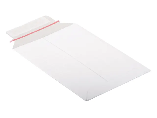 Envelop CleverPack karton A4 240x315mm wit pak à 5 stuks