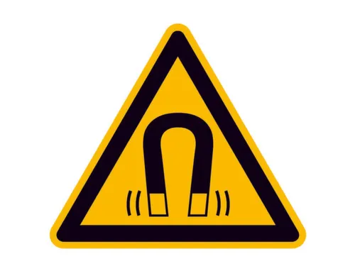 Waarschuwingsbord,V. Binnen/Buiten,Waarschuwing: Magnetisch Veld
