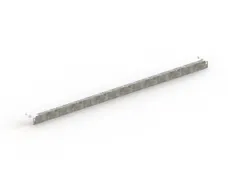 sokkellijst,v. inhaakstelling,HxB 56x1300mm,staal,RAL7035