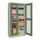 Vitrinekast Hxbxd 1950x1000x500mm Draaideuren Ral7035 Front Ral6011