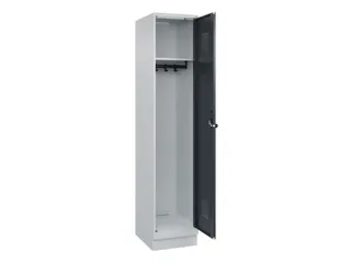 locker,HxBxD 1950x400x500mm,1vak,vak B 400mm,draaigrendel,sokkel - 2
