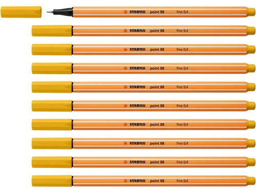 Fineliner STABILO point 88/87 fijn curry