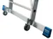 verrijdbare treden-platformladder eenzijdig 10treden stand H 2 35m
