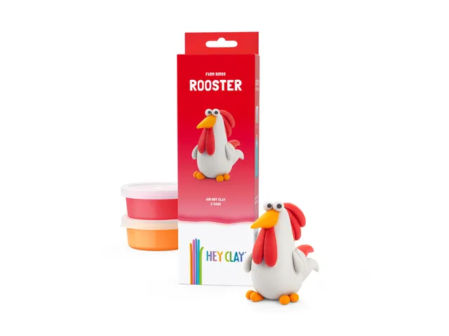 Klei Hey Clay Rooster 3 potjes