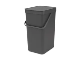 Afvalemmer Sort & Go 16 liter grijs, Brabantia - 1