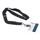 Textielkoord Durable 8187 met card fix zwart