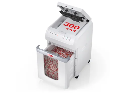 Papiervernietiger HSM shredstar Autofeed X300 snippers 4x12mm