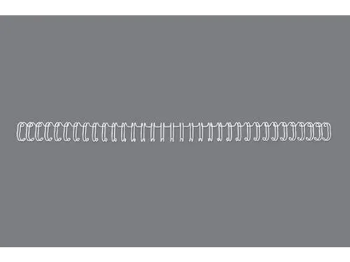 Draadrug GBC 6mm 34-rings A4 wit 100stuks