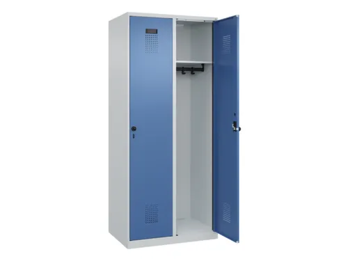 locker,HxBxD 1850x800x500mm,2vak,vak B 400mm,draaigrendel